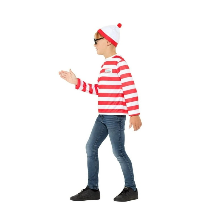 Wheres Wally? Instant Kit Adult White Red Wheres Wally? Instant Kit Adult White Red