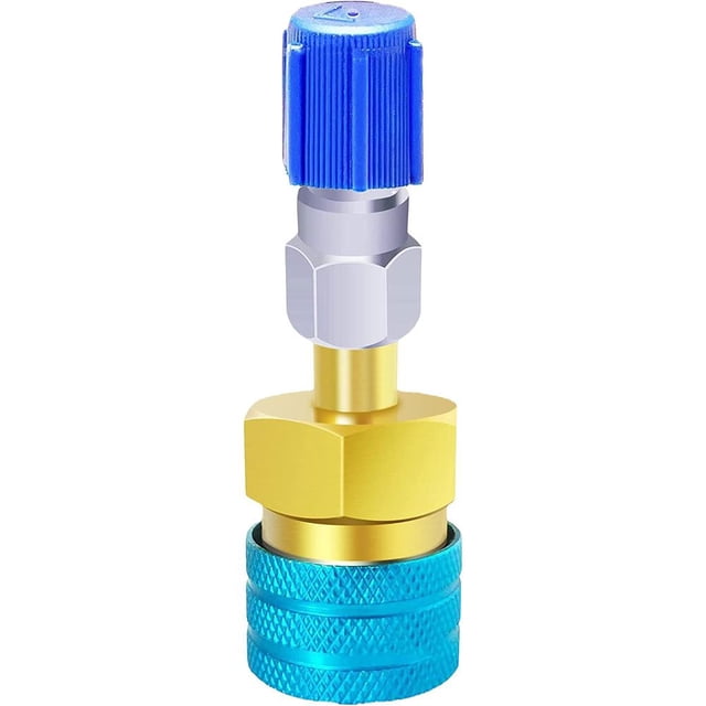 Brass Quick Coupler Quick Coupler QC1234L13LS5V1 R1234YF Connector Car Quick Side Low R8P8 Refrigerant Liquid Co Fluorinated
