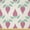 Almond Green and Pale Fuchsia, variant on Ambesonne Zigzag Fabric by the Yard Microfiber, Retro Chevron Design Print, 3 Yards, Cadet Blue Champagne