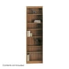 Veneer Baby Bookcase, 7 Shelf, 24"W-Finish:Medium Oak