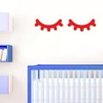 thumbnail image 6 of Wall Decals Wall Sticker A Pair Eyelash Home Decor Wall Sticker Decal Bedroom Wall Decals Wall Sticker Vinyl Art Mural 50% 0ff Clearance!, 6 of 7