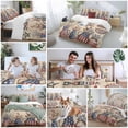 thumbnail image 6 of Farmhouse 4th of July Bedding 3 Piece Duvet Cover Set Full Size, American Country Star Botanical Soft Microfiber Comforter Cover with Zipper Closure & Pillowcases, Wrinkle & FadeResistant Quilt Cover, 6 of 9