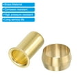 thumbnail image 4 of Uxcell 1/2" Tube ID Compression Assortment Kit, Brass Compression Sleeve Ferrule & Insert for Water Oil Pipe, 15 Set, 4 of 5