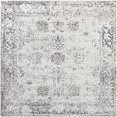thumbnail image 5 of Unique Loom 3141289 6 x 6 ft. Casino Sofia Square Rug, Gray, 5 of 5