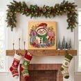 thumbnail image 6 of Fllostpr Christmas DIY Diamonds Painting Kit, Snowman Structure Full Round Drill Rhinestone Art Set for Wall Living Room Bedroom,9.8", 6 of 6