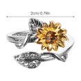 thumbnail image 2 of NUOLUX Anillo Ajustable Con Y De Imitación Para Mujer Estilo Llamativo, 2 of 6