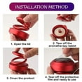 thumbnail image 4 of 2025 New Portable Solar Rotating Double Ring Suspension Car Aromatherapy Ornament Portable for Car, 4 of 4