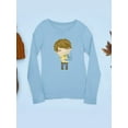 thumbnail image 3 of Kid With A Bird Long Sleeve Toddler -Image by Shutterstock,  3 Toddler, 3 of 4
