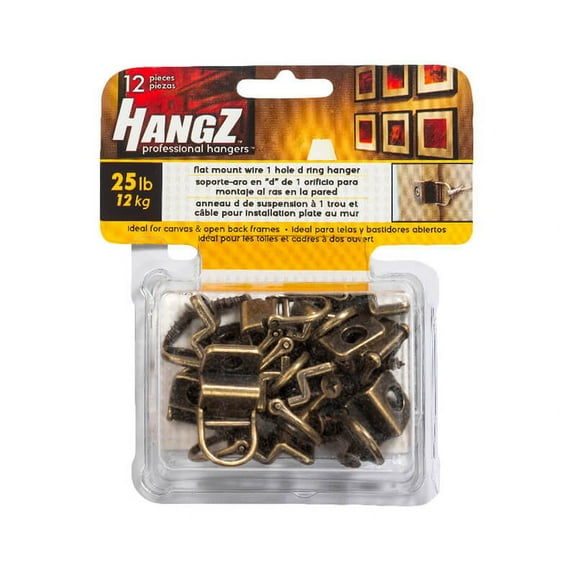 1 Hole Flat Mount D Ring - 25 Lb.