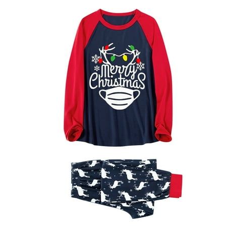 

ERTUTUYI Women Family Matching Xmas Pajamas Set Women Kid Adult PJs Sleepwear Nightwearg Red M