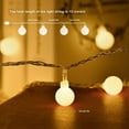 thumbnail image 3 of 33 ft 100 Led Christmas Lights Globe String Lights Plug in for Bedroom Decor Indoor Outdoor Fairy Light for Home Wall Garden Decorations, 3 of 8