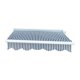 thumbnail image 4 of Accesorio para casa de muñecas en miniatura, decoración de micropaisaje, toldo decorativo para exteriores Rayas azul marino, 4 of 9