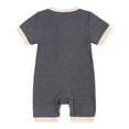 thumbnail image 6 of Kogui Baby Boy Rompers Newborn Baby Boy Clothes Short Sleeve Shirt Romper Jumpsuit Bodysuit One-Piece Summer 0 3 6 9 12 18 24 Months (Grey,6-12 Months), 6 of 9