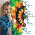 thumbnail image 3 of Blackout Kids Curtains,Rainbow Tie Dye Mandala Pattern Childrens Insulated Curtains Set Of 2,Bedroom Essentials,Toddler Room Decor 42"x63", 3 of 5