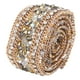 thumbnail image 2 of Rollo de malla de diamante de 2,5 cm para bricolaje, decoración de cadena de diamantes de imitación de cristal (n.º 01), 2 of 10