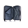 thumbnail image 5 of InUSA Royal 28" Hardside Lightweight Luggage with Spinner Wheels, Handle, and Trolley, Silver, 5 of 12