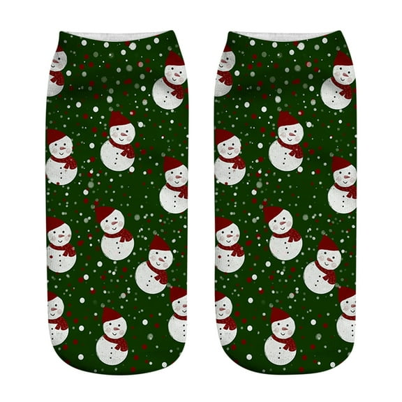 EnJoCho Clearance Christmas Red Socks Women Fashion Three-dimensional Printed Socks Christmas Socks Adult Xmas Themed Charming Socks Heated Socks Bulk