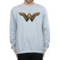 thumbnail image 3 of DC Comics Mens Justice League Movie Wonder Woman Emblem Sweatshirt, 3 of 5