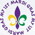 thumbnail image 2 of CafePress - My 1St Mardi Gras Infant Bodysuit - Baby Light Bodysuit, Size Newborn - 24 Months, 2 of 4