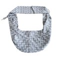 thumbnail image 2 of Bolsa de viaje para mascotas liwang Sling Correa ajustable Manos libres para mujeres niñas Blanco gris, 2 of 5
