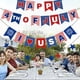 thumbnail image 5 of Independence Day Flag Statue of Liberty Yard Sign, 4th of July Memorial National Party Supplies Decorations Balloons, Foldable Metal Frame Wooden Base, High-Quality Printing, for Outdoor, 5 of 8