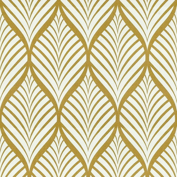 Geometric Wallpaper Self Adhesive Film Gold Foil Pattern Furniture Film 44.5 x 600 cm Adhesive Film Self Adhesive Film Decorative Film for Kitchen Wal