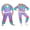 Purple, variant on SUNSIOM 90s Hip Hop Costumes Outfits, Retro Tracksuit, Patchwork Long Sleeve Coat Long Pants, 80s Costumes for Men and Women