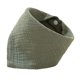 thumbnail image 5 of Babero para bebé, transpirable, triangular, absorbente, ajustable, con broches de tela Verde oscuro, 5 of 9