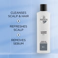 thumbnail image 3 of Shampoo Nioxin System 2 Limpiador para cabello natural, 1 litro, 3 of 5