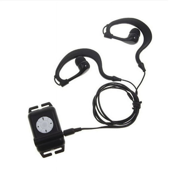 Mp3 for Swimming Waterproof MP3 Player with Earphone FM Surfing Wearing Type Clip Player(8GB)