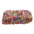 thumbnail image 1 of EeaseCA 1 Meters Colorful Rhinestone Shell Trim Bling Ribbon Sewing on Trim for Dress Sash Belt DIY Bags Shoes Embellishments (3.5cm Width), 1 of 9