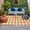 Chocolate, variant on Yellow Gradient Outdoor Rug 6x9 Ft, Non Slip Washable Area Rug, Farm Plaid Buffalo Checkered Gingham Patio Rugs Carpet Runner, Large Floor Mat for Indoor/Outdoor Deck Porch Camping