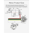 thumbnail image 3 of JGB37-520 Hall Encoder Brushed DC Motor 6V12V Forward And Reverse Adjustable Speed 6RPM-1590RPM Smart Car Kit With Wheels ,Stable Performance, 3 of 6