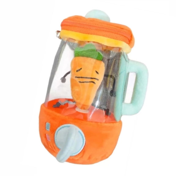 Adorable Rotating Carrot Juicer Plush Toy For Child's Birthday Gift 6inch Windup Carrot Stuffed Plush Vegetable