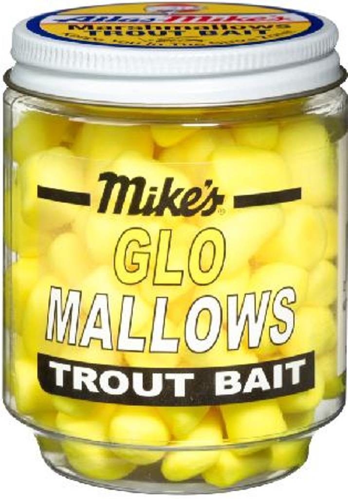 AtlasMike's Glo Mallows 1.5 oz. Scented Marshmallow Trout Fishing Bait