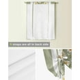 thumbnail image 4 of Spring Daisy Sage Green Window Curtain for Living Room Adjustable Curtains for Kitchen Cafe Tie Up Short Drapes, 4 of 5