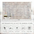 thumbnail image 4 of Balacho Farmhouse Floral Bohemian Faux Wool Area Rug, 5' x 8', Pink, 4 of 8
