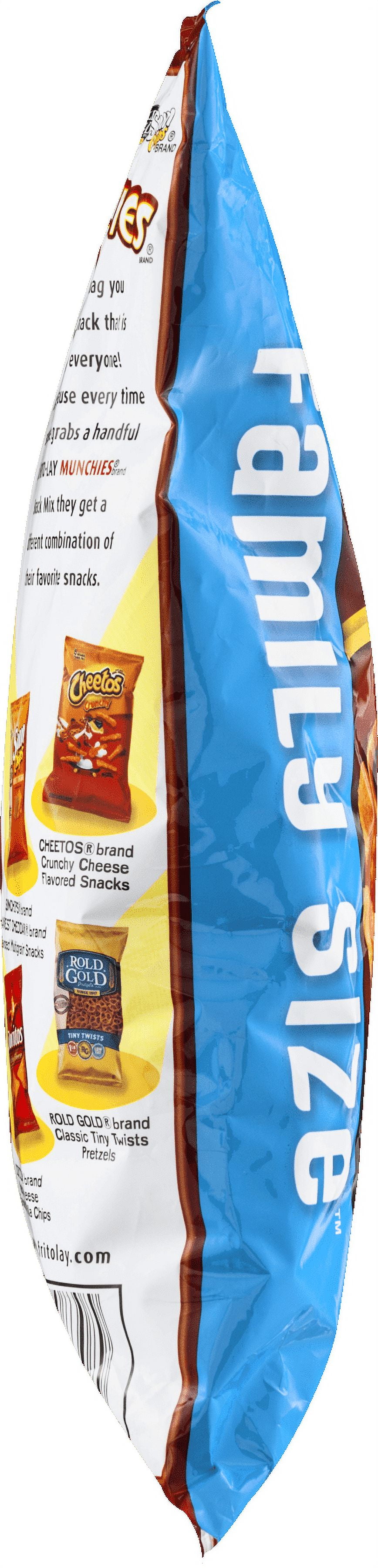 Frito Lay Munchies Cheetos Doritos Rold Gold Sun Chips Cheese Fix Snack Mix, 16.5 Oz.