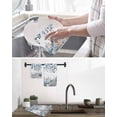 thumbnail image 5 of Blue Coastal Starfish Kitchen Dish Towels for Drying Dishes Set of 4, Beach Nautical Shell Eucalyptus Summer Waffle Weave Microfiber Hand Tea Bathroom Towels Quick Dry & Absorbent Towel 15.7x23.6, 5 of 7