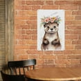 thumbnail image 6 of Otter with Flower Crown Nursery Aluminum Sign – Cute and Playful Decor for Baby’s Room, Girl’s Room, Playroom – Ideal Gift for Nature-Inspired Spaces 12x16 inch, 6 of 8