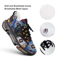 thumbnail image 4 of Mexican Talavera Ceramic Tile Pattern Walking Shoes for Men Woman Lightweight Tennis Fashion Elastic Sports Shoes Cushion Basketball Shoes, 4 of 7