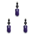 thumbnail image 2 of braveheart Computer for Ultra-lightweight Mouse Wired Optical 1000 DPI Universal Telescopic Retractable Gaming Mice for Kids Purple 3Set, 2 of 6