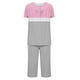 thumbnail image 5 of Sexy Pijama Conjunto para las Mujeres, Cuello Redondo Blusa de Manga Corta Y Pantalones, Traje de Moda Casual, 5 of 9