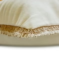 thumbnail image 5 of The HomeCentric Decorative Throw Pillow covers Orange Pack of 2, 16"x16" (40x40 cm) Cotton Bird Pattern, Applique, Embroidery, Lace Cushion Covers For Sofa, Floral Contemporary - Feathered Whispers, 5 of 10