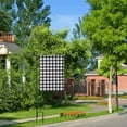 thumbnail image 6 of Wukai Black White Plaid Garden Flags Double Sided Welcome Garden Yard House Flags Outside Outdoor House (Only Flag), 6 of 8