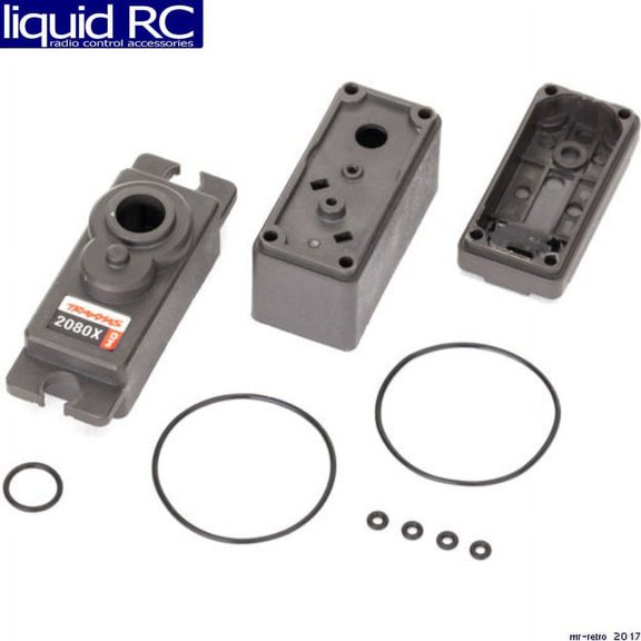 Traxxas 2081X Servo Case/ Gaskets (for 2080x Metal Gear - Micro - Waterproof S
