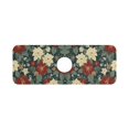 thumbnail image 7 of Yayeee Faucet Mat for Kitchen Sink 14.7" Diatomite Long Splash Guard Pad, Christmas Blooms, 7 of 7
