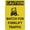 Warning Sign 2, variant on Caution Share The Road With Icon Funny Vintage Tin Sign 8"x12" - Wall Art Decor Iron Poster for Home Farmhouse Bar Cafe Yard, Indoor Outdoor Share Road Sign