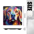 thumbnail image 2 of Bathroom Scale, Highly Accurate Digital Body Scale,Precisely Measures Weight up to 400 lbs-Abstract Colorful Vector Art Of Golden Retriever Dog Portrait, 2 of 4