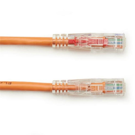 Black Box Network Services C6PC70-OR-100 PVC LC-LC Single Mode Fiber Patch Cable, Orange - 100 ft.